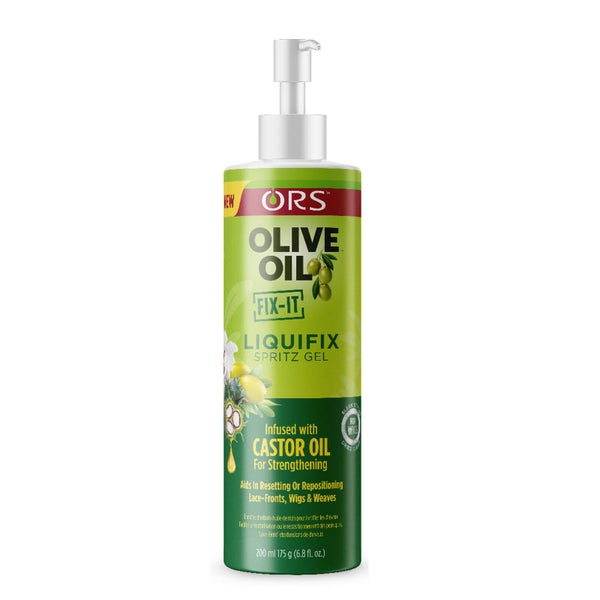 ORS Olive Oil FIX IT Liquifix Spritz Gel Infused With Castor Oil 200ml