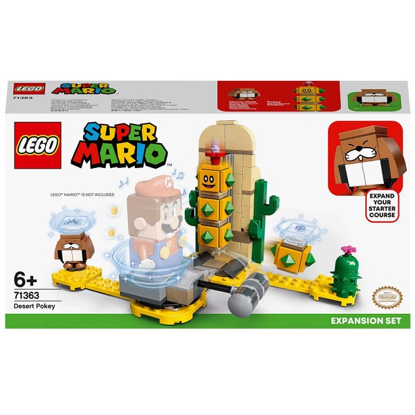 LEGO Super Mario Ensemble de Jeux de construction Ensemble d'Extension Désert de Pokey (71363)