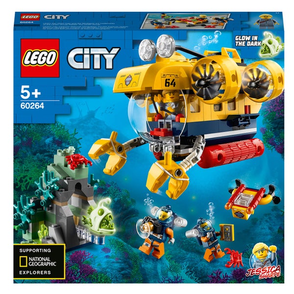 LEGO City: Oceaan Exploratie Onderzeeër Diepzee Set (60264)