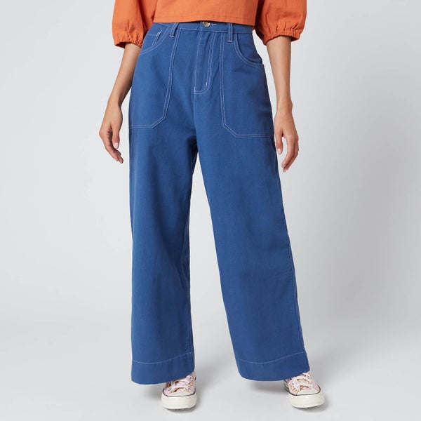 L.F Markey Women's Carpenter Trousers - Cobalt