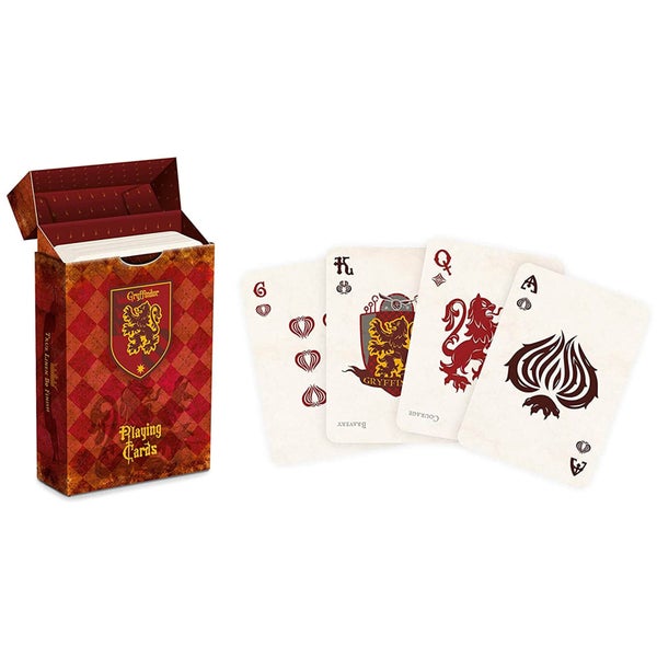 Harry Potter House Playing Cards - Gryffindor
