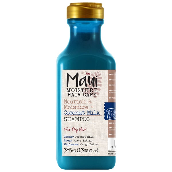 Maui Moisture Nourish and Moisture+ Coconut Milk Shampoo 385ml