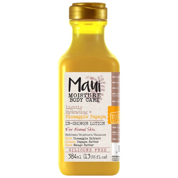 Maui Moisture Lightly Hydrating+ Pineapple Papaya in-Shower Body Lotion 384ml