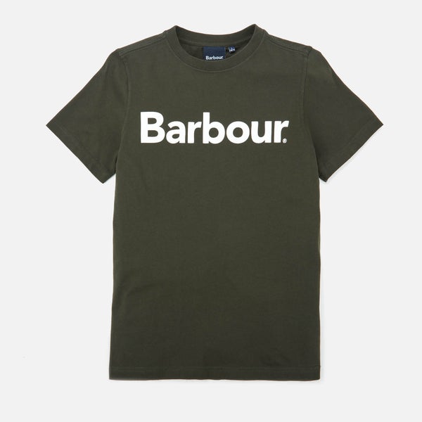 Barbour Heritage Boys' Logo T-Shirt - Forest