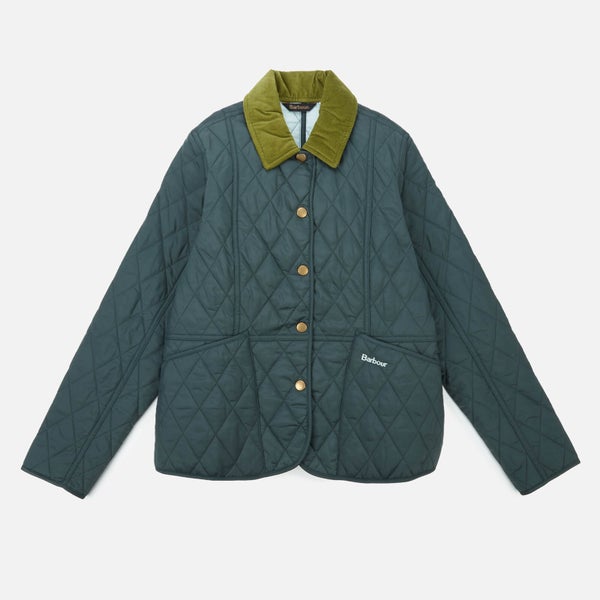 Barbour Heritage Girls' Liddesdale Quilt Jacket - Isle Green/Opal