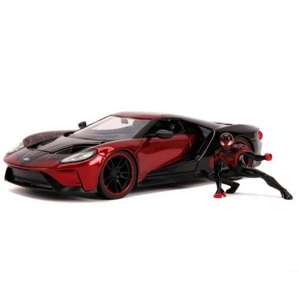 Jada Diecast 1:24 2017 Ford GT with Miles Morales Figure