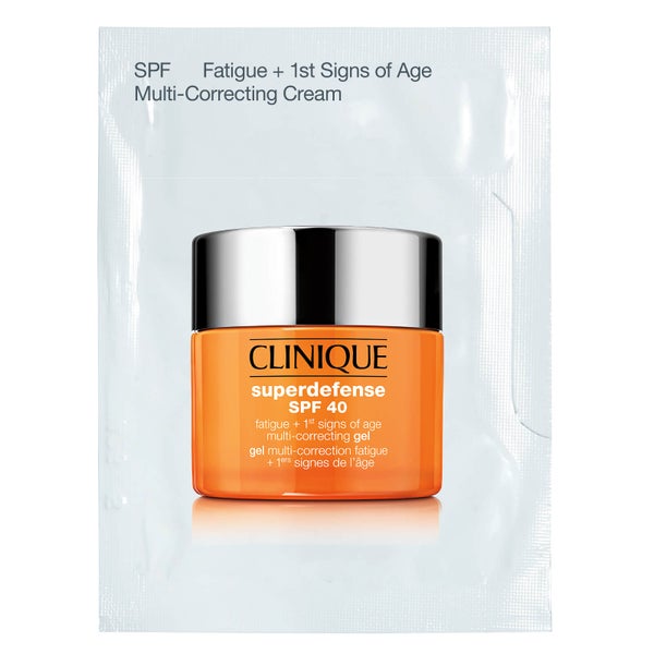 Clinique Superdefense SPF40 Gel 1ml Packette Sample (Free Gift)