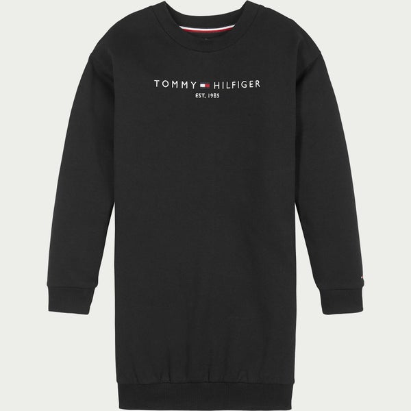 Tommy Hilfiger Girls' Essential Sweatshirt Dress - Black