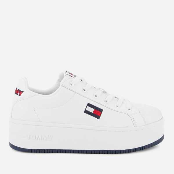 Tommy Jeans Women's Iconic Flatform Trainers - White