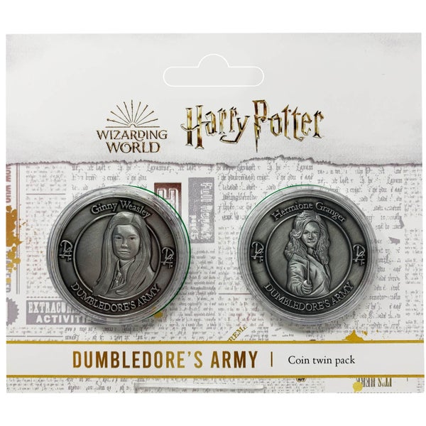 Harry Potter Dumbledore Army Sammlermünzensatz : Hermine und Ginny