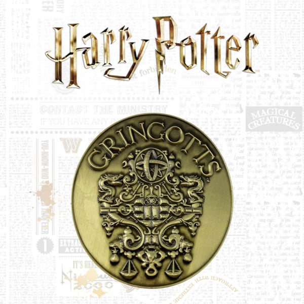 Harry Potter Limited Edition Medallion - Gringotts Crest
