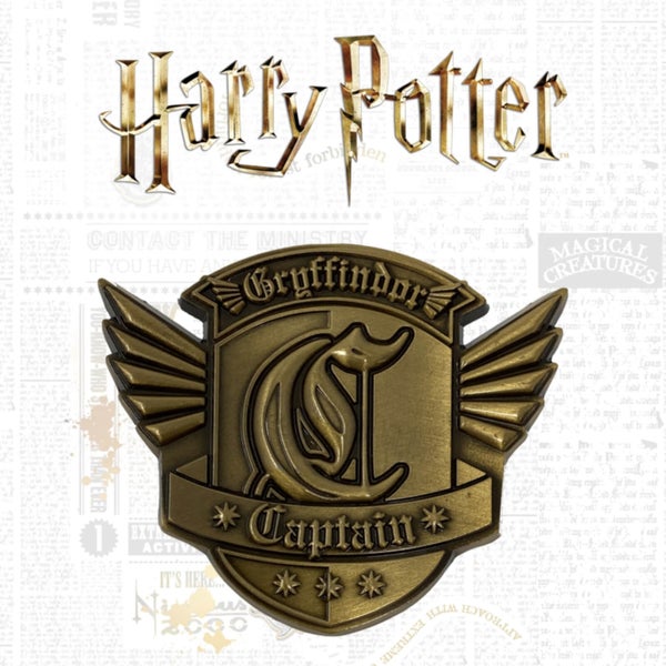 Harry Potter Medaillon in limitierter Auflage - Kapitän der Gryfindor-Mannschaft
