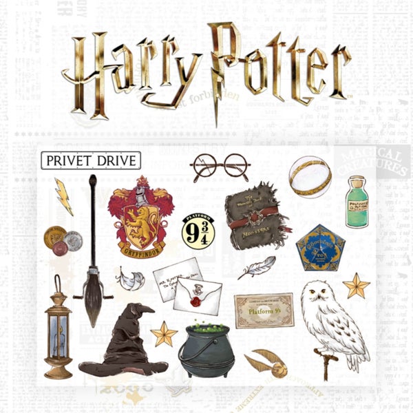 Harry Potter Muursticker Set