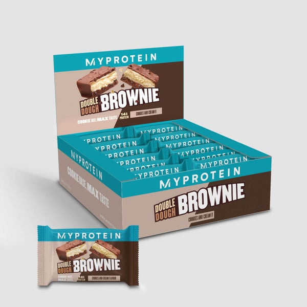 Double Brownie - 12 x 60g - Cookies and Cream