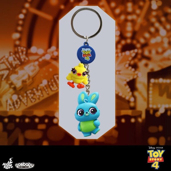 Hot Toys Cosbaby Toy Story 4 Ducky & Bunny Keychain