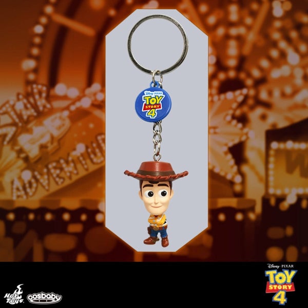 Hot Toys Cosbaby Toy Story 4 Woody Sleutelhanger