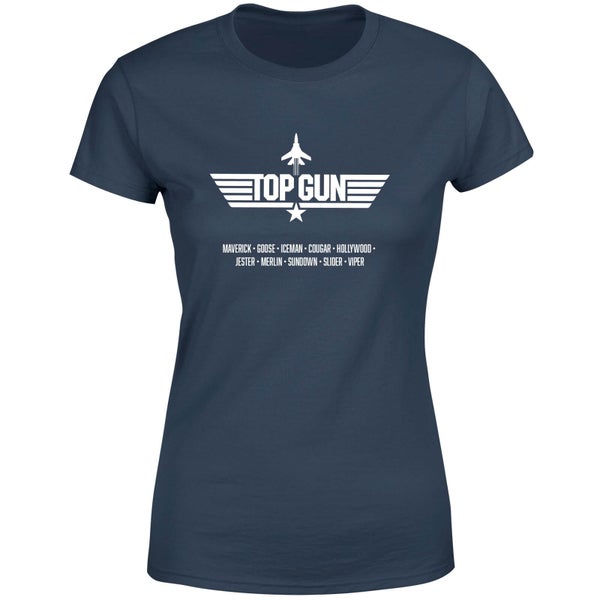 Top Gun Codenames Women's T-Shirt - Navy
