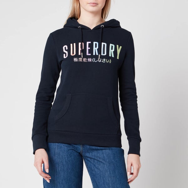 Superdry Women's Rainbow Entry Hoody - Eclipse Navy