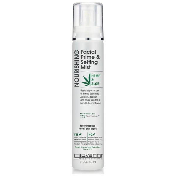 Giovanni Hemp Nourishing Facial Prime and Setting Mist 147ml