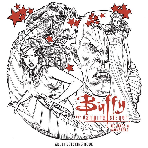 Buffy the Vampire Slayer Big Bads Adult Coloring Book