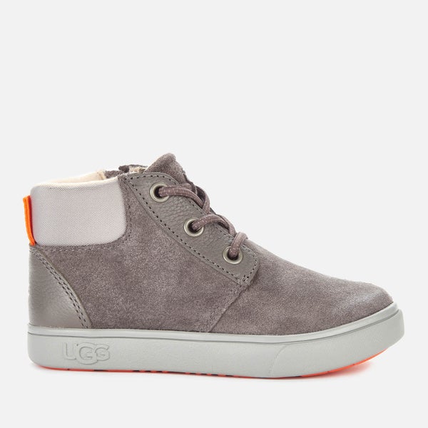 UGG Toddlers' Jayes Suede Hi-Top Trainers - Charcoal