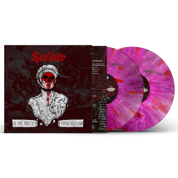 Seether - SI VIS PACEM PARA BELLUM Pink with Red Splatter Vinyl 2LP