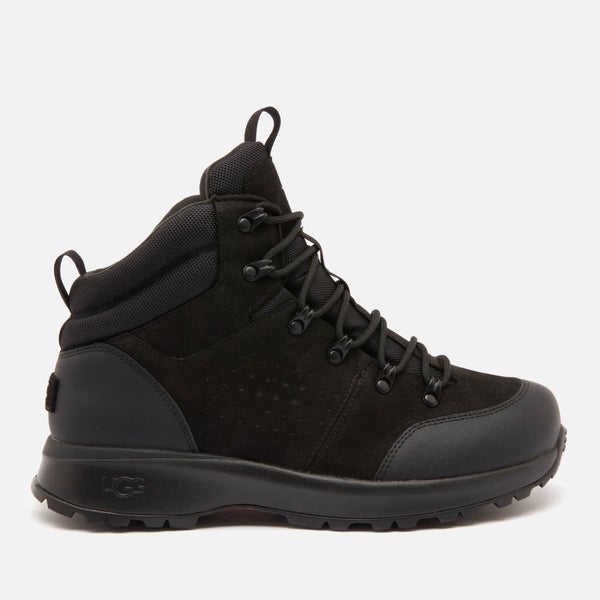 UGG Men's Emmett Waterproof Leather Hiking Style Boots - Black
