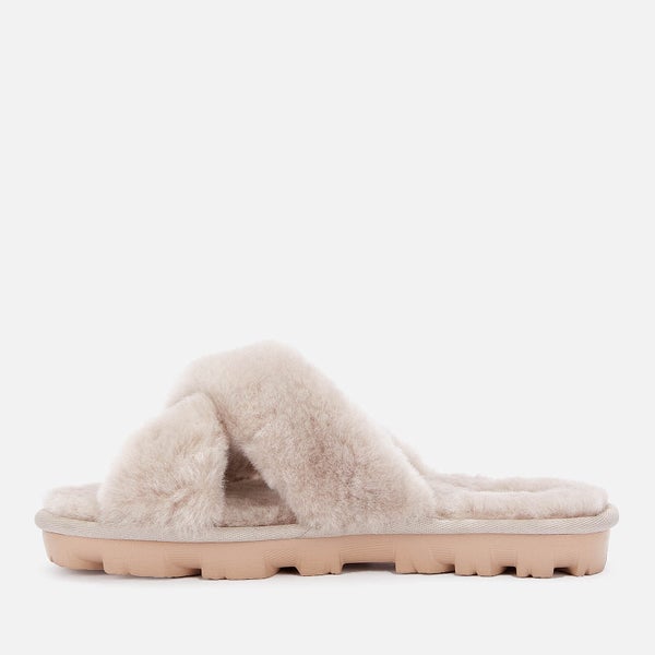 UGG Women's Fuzzette Sheepskin Slide Slippers - Goat