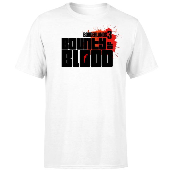 Borderlands 3 Bounty Of Blood Logo Men's T-Shirt - White