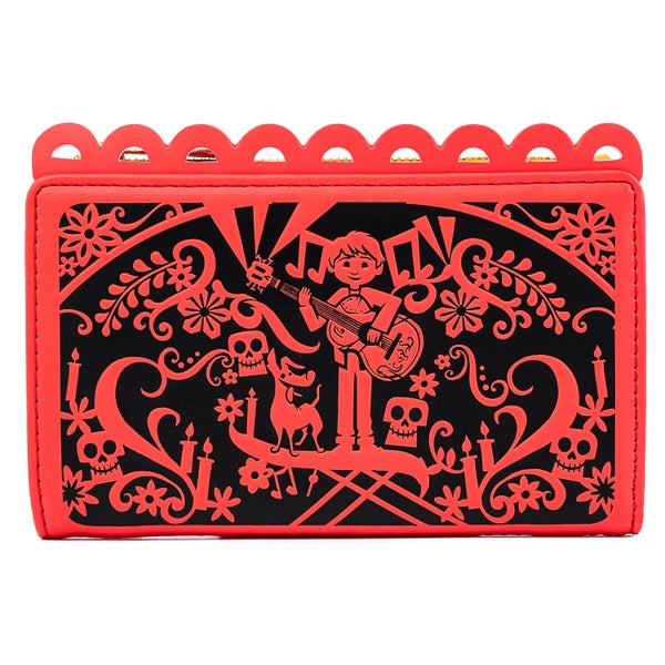 Loungefly Pixar Coco Diecut Party Flags Wallet