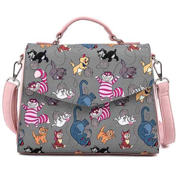 Loungefly Disney Cats Aop Crossbody Bag