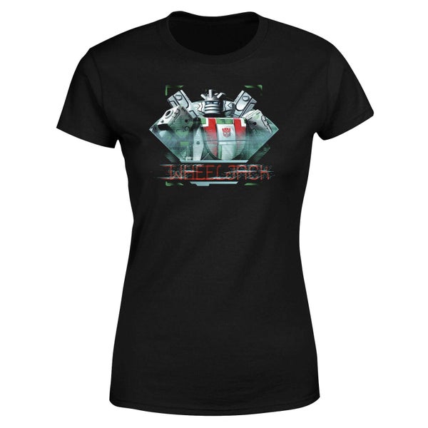 Transformers Wheeljack Glitch Women's T-Shirt - Black