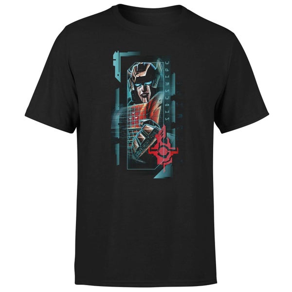 Transformers Sideswipe Glitch Unisex T-Shirt - Zwart