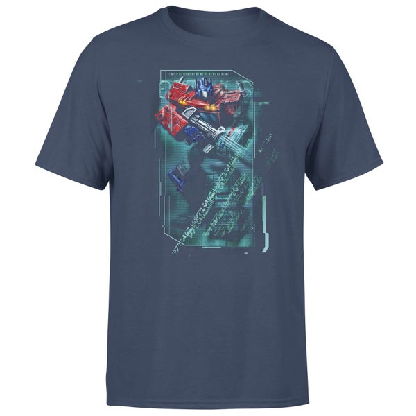 Transformers Optimus Prime Tech Unisex T-Shirt - Navy