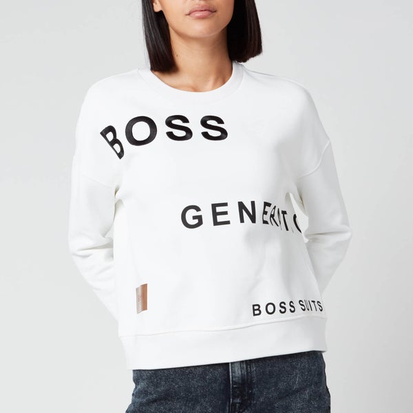 BOSS Women's Ezram Sweatshirt - White