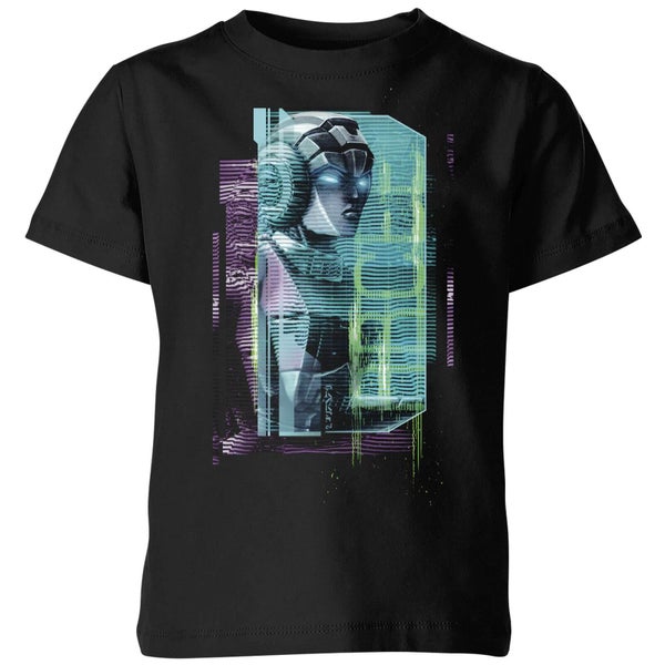 T-shirt Transformers Arcee Glitch - Noir - Enfants