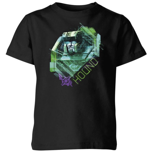 Transformers Hound Glitch Kids' T-Shirt - Black