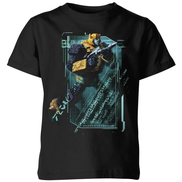 Transformers Bumble Bee Tech Kids' T-Shirt - Zwart