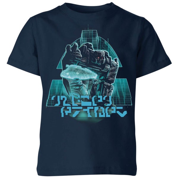 Transformers Megatrons Rage Kinder T-Shirt - Navy