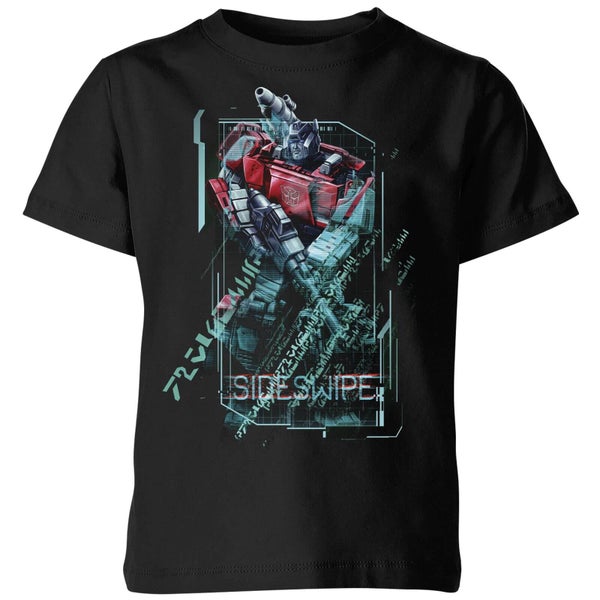 Transformers Sideswipe Tech Kids' T-Shirt - Zwart
