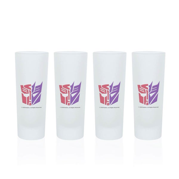 Transformers Shot Glasses - Set of 4