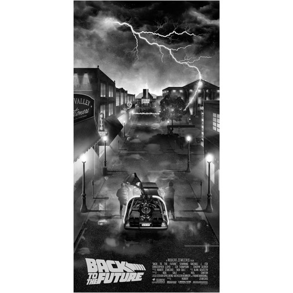 Universal Back To The Future 12x24 Giclee Print By Ben Harman