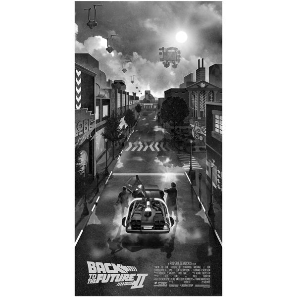 Universal Back To The Future Part 2 12x24 Giclee Print By Ben Harman