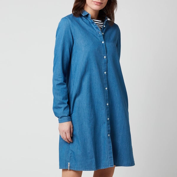 Superdry Women's Classic Preppy Shirt Dress - Chambray Blue