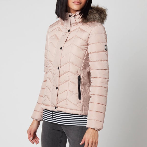 Superdry Women's Luxe Fuji Padded Jacket - Soft Pink