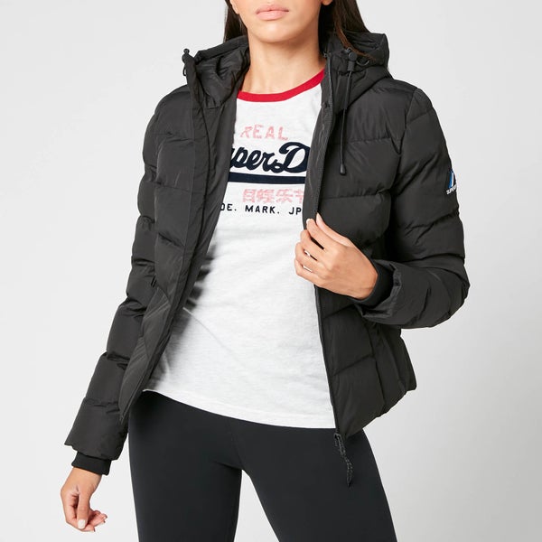 Superdry Women's Spirit Sports Puffer Jacket - Black