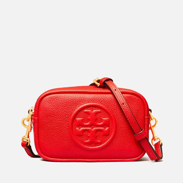 Tory Burch Women's Perry Bombe Pieced Strap Mini Bag - Brilliant Red