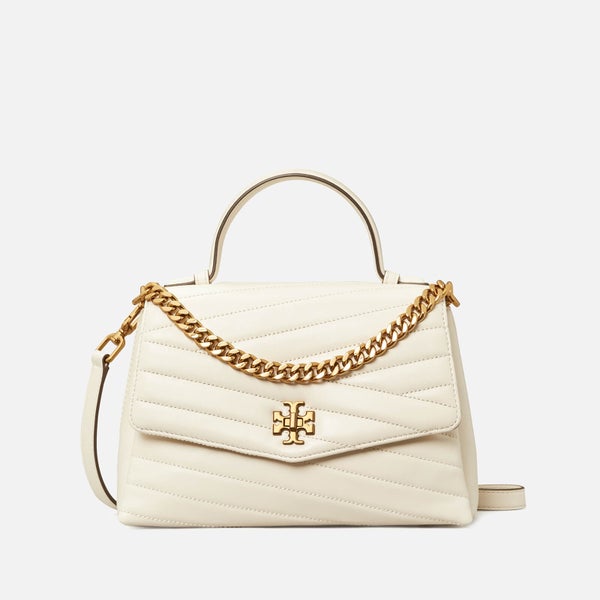 Tory Burch Women's Kira Chevron Top-Handle Satchel - New Ivory