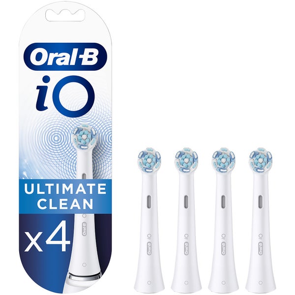 Oral-B iO Ultimate Clean Opzetborstels Wit, 4 Stuks