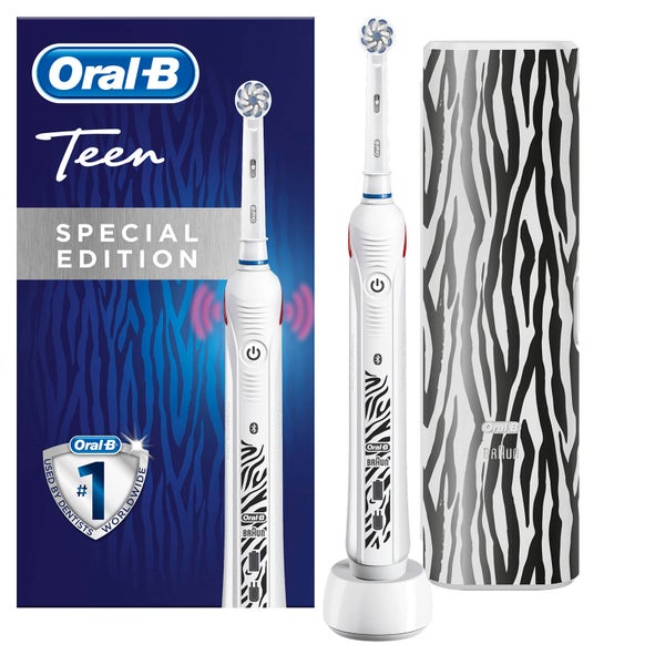 Oral-B Teen Elektrische Tandenborstel Wit Met Exclusieve Reisetui